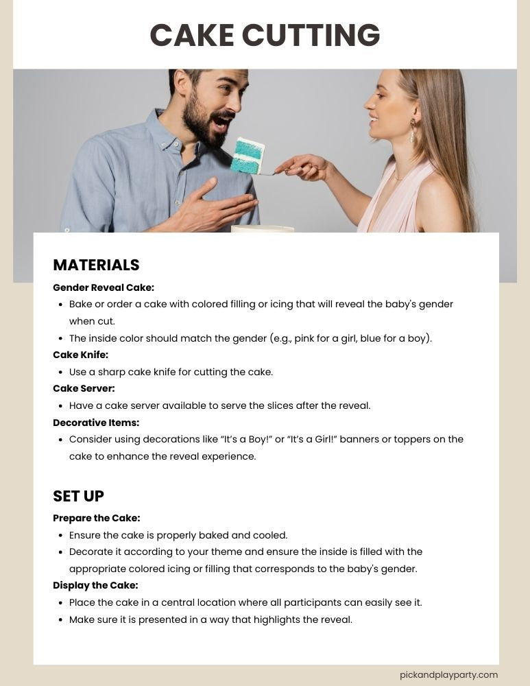 Gender Reveal Party