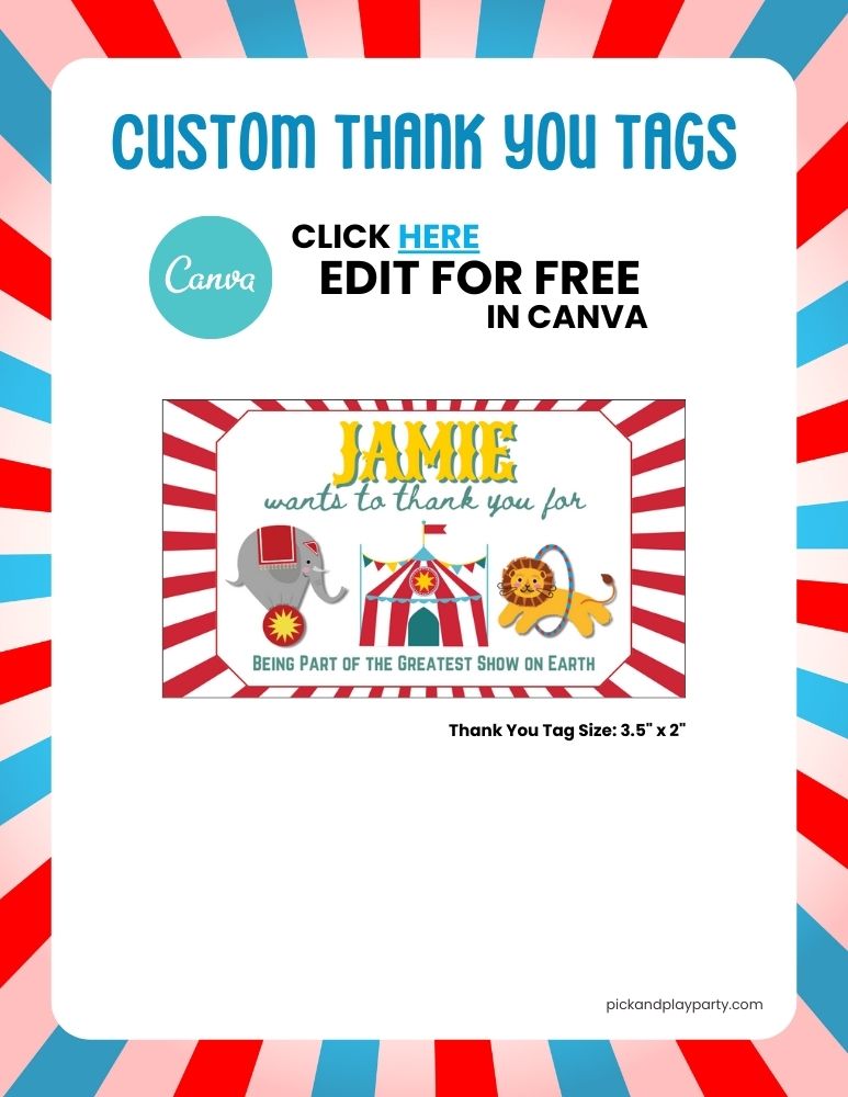 Circus Birthday Bundle