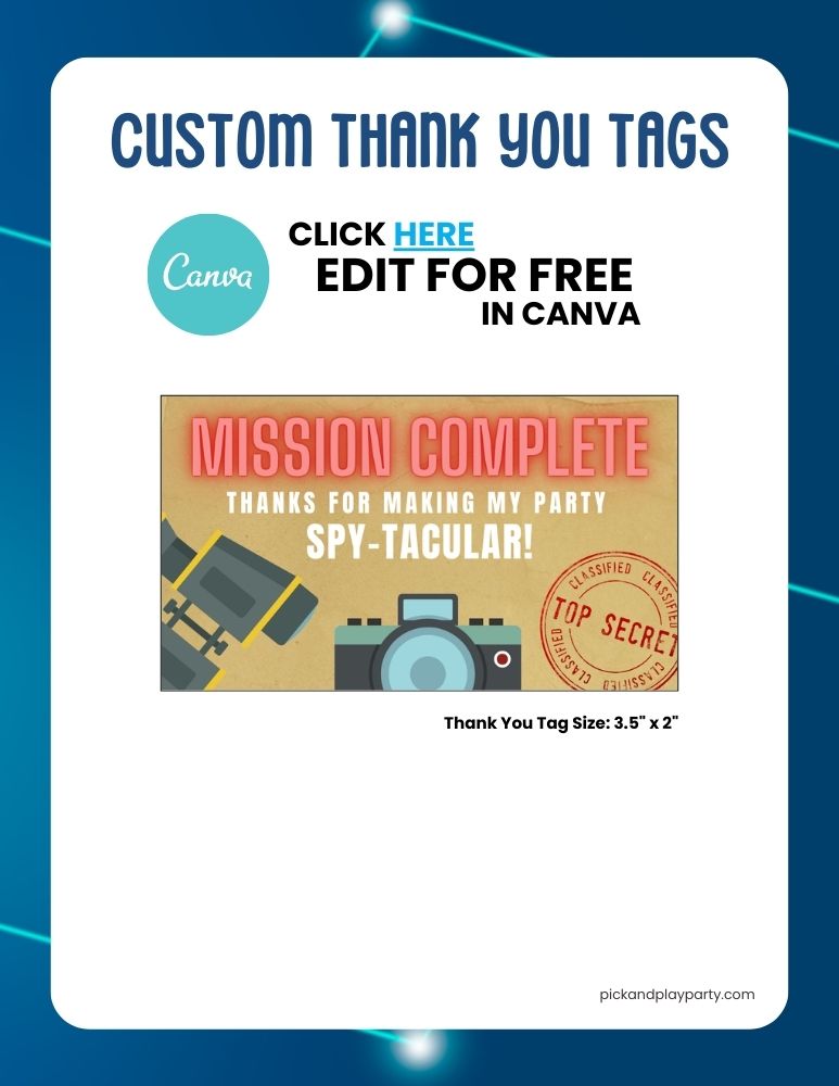 Spy Birthday Bundle