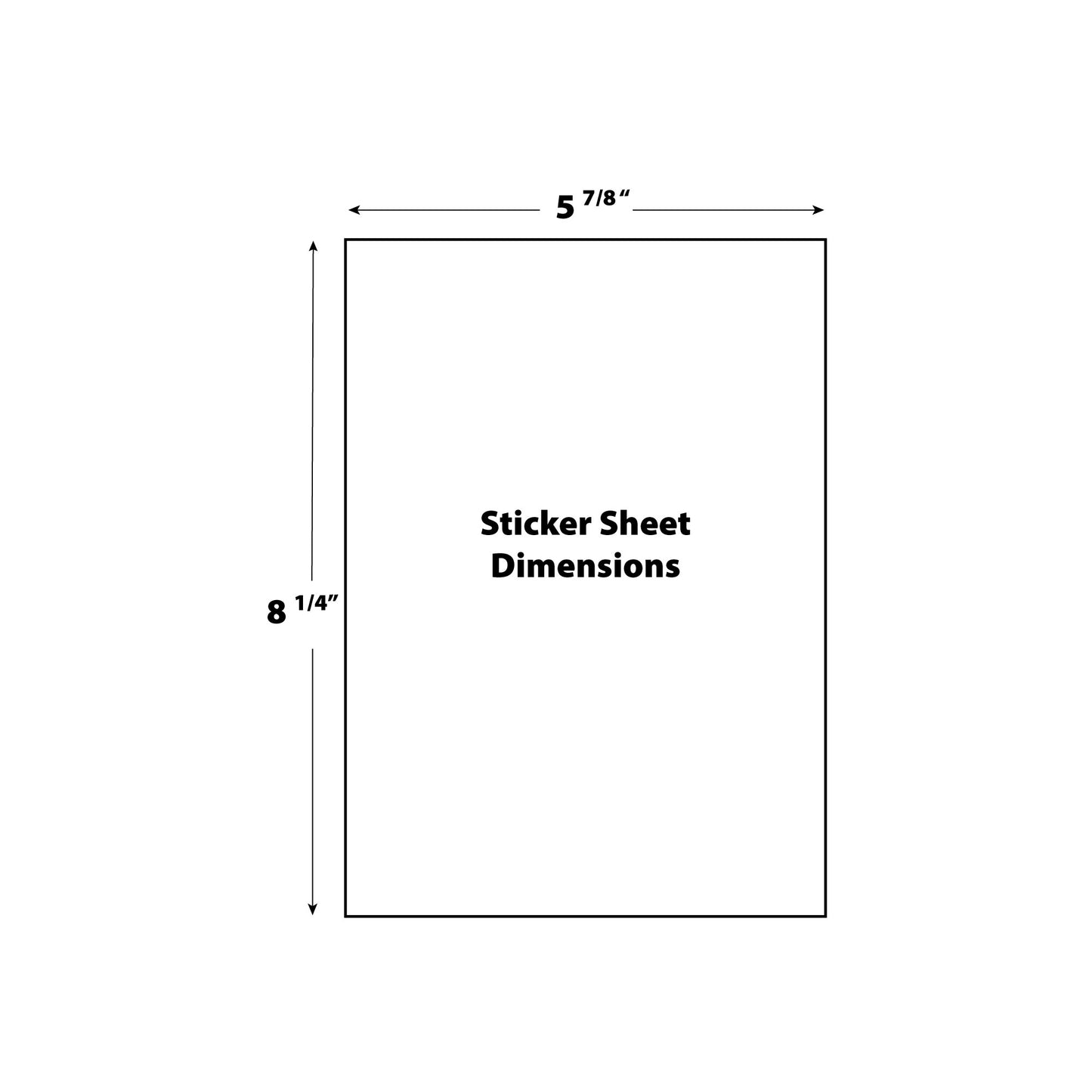 Circus Sticker Sheet (8 ¼" x 5 ⅞")