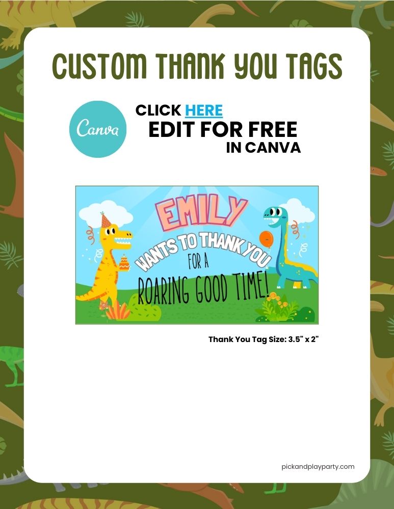 Dinosaur Birthday Bundle