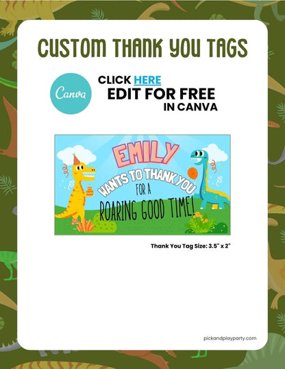 Dinosaur Birthday Bundle