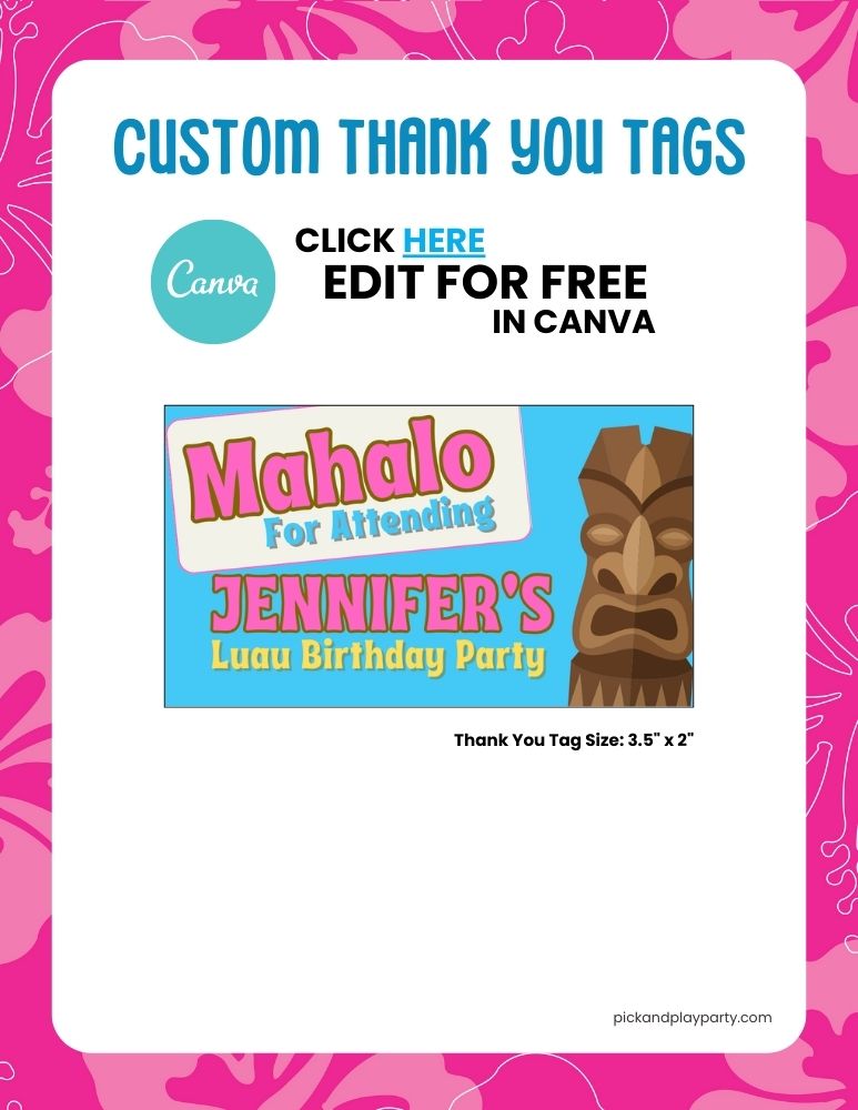 Luau Birthday Bundle