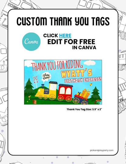 Train Birthday Bundle