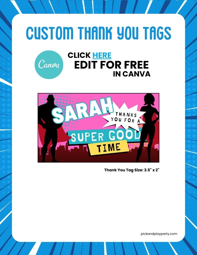 Superhero Birthday Bundle
